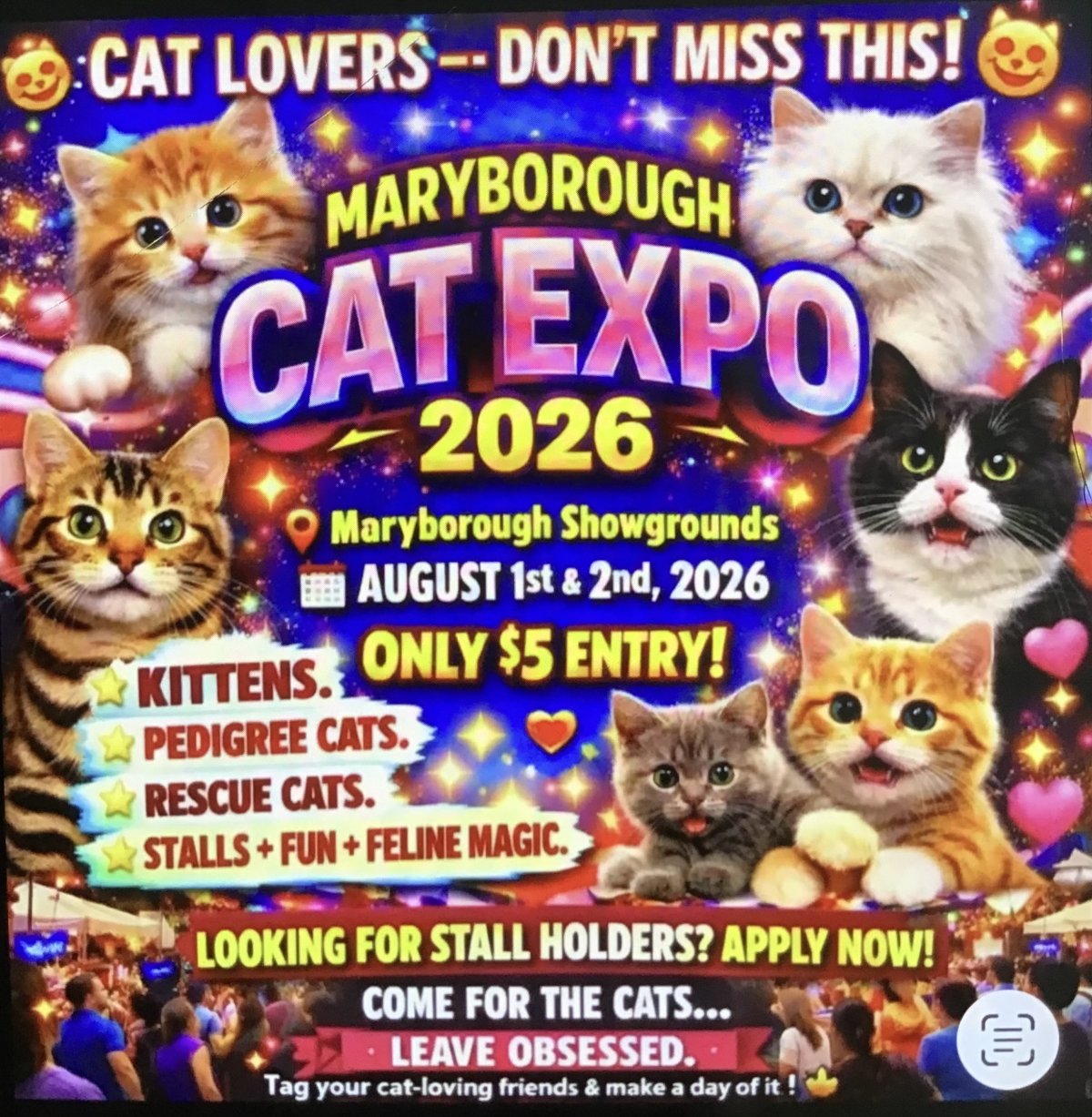 CAT EXPO MARYBOROUGH SHOWGROUNDS